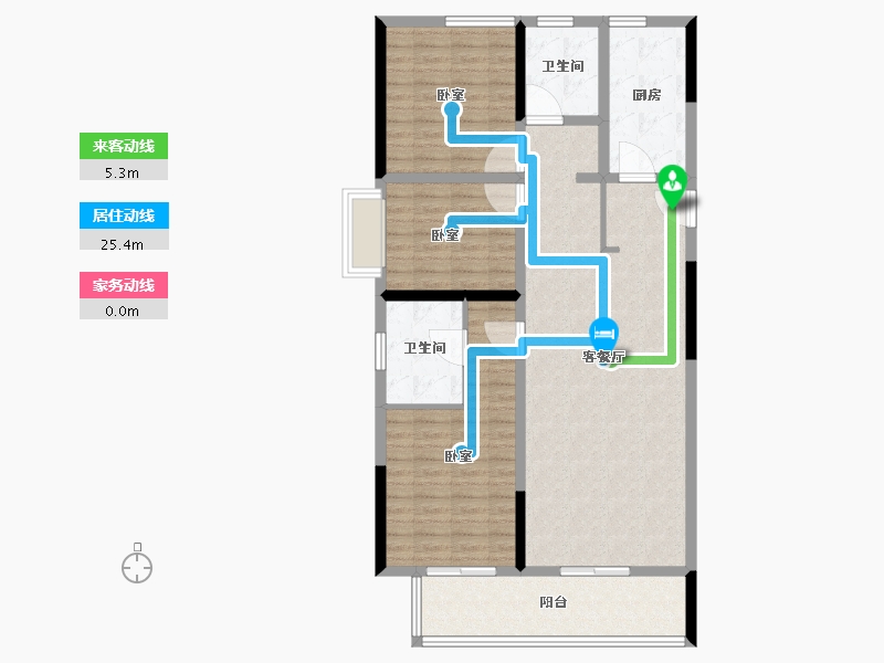 河南省-郑州市-鑫苑·悦府-110.01-户型库-动静线