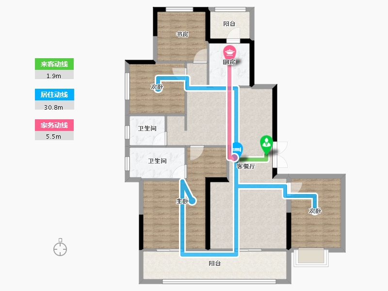 四川省-成都市-南山凌峯-120.49-户型库-动静线