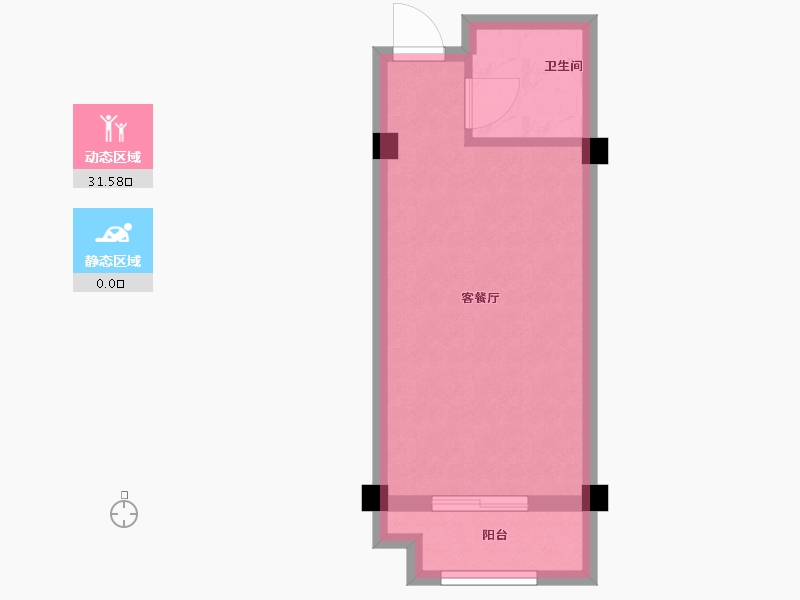 浙江省-金华市-双溪源藏珑-28.00-户型库-动静分区