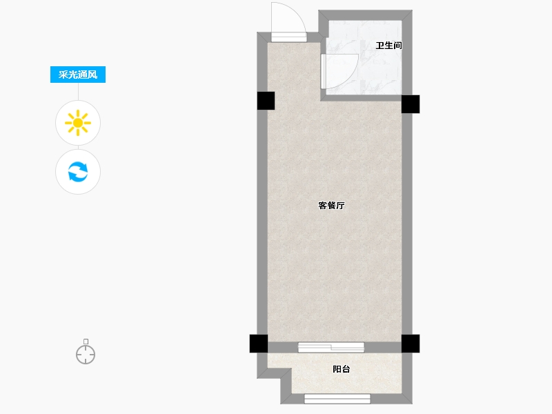 浙江省-金华市-双溪源藏珑-28.00-户型库-采光通风