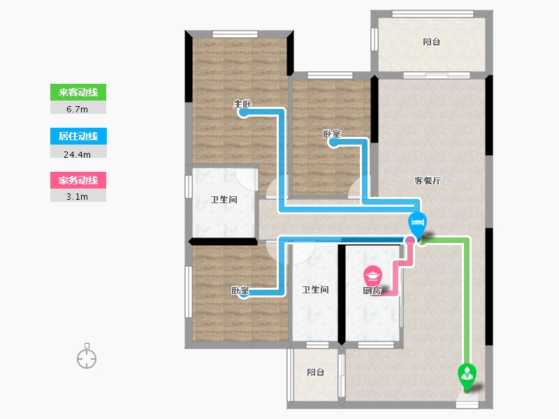 四川省-成都市-瀚城绿洲-112.19-户型库-动静线