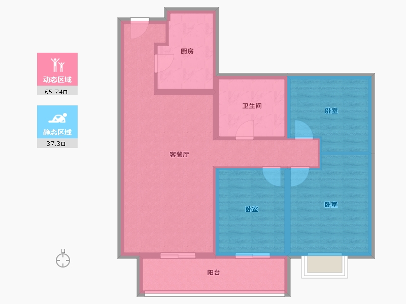 山西省-太原市-富力悦禧城-92.17-户型库-动静分区