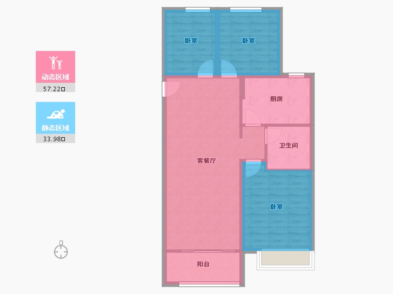 山东省-济南市-高铁熙水台-82.23-户型库-动静分区