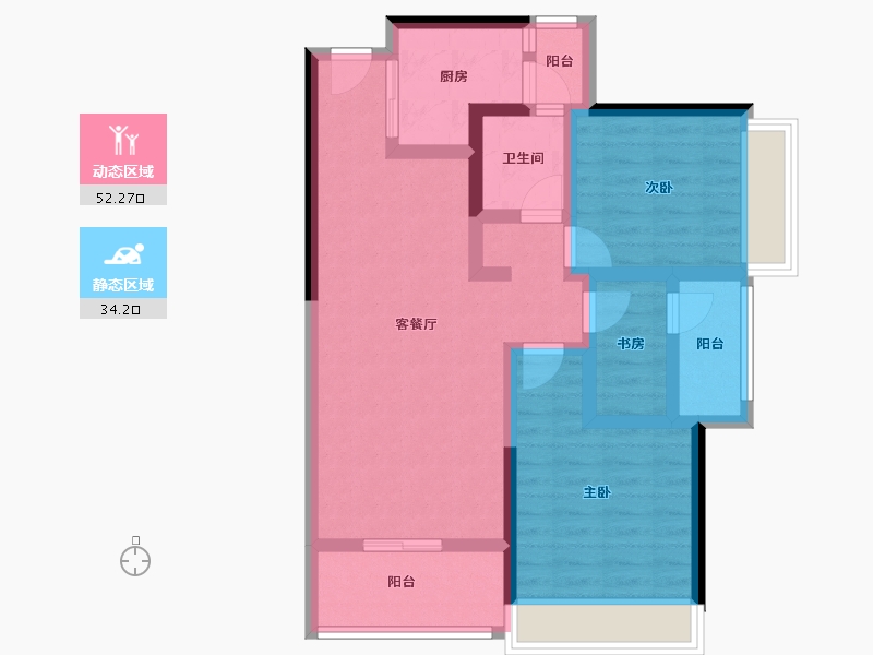 广东省-广州市-港骏轩-75.24-户型库-动静分区