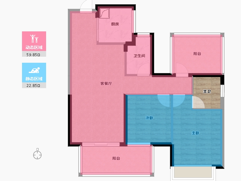 广西壮族自治区-南宁市-龙光玖誉城-77.15-户型库-动静分区