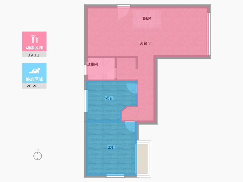 四川省-成都市-山那边水映汀洲-53.59-户型库-动静分区