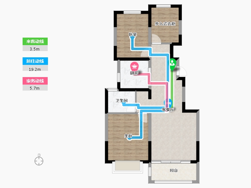 河北省-廊坊市-佳兆业·悦峰·群贤苑-77.83-户型库-动静线