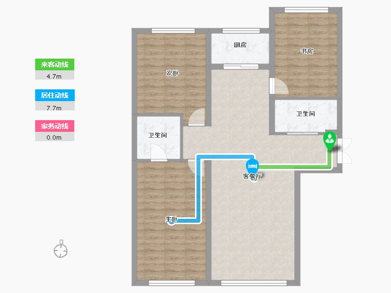 山西省-大同市-月亮湾湾-95.20-户型库-动静线