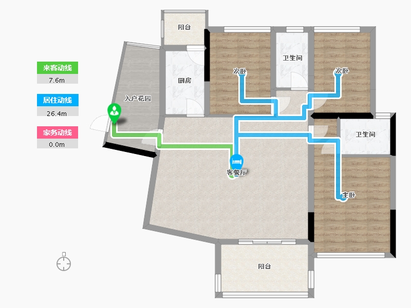 广东省-阳江市-金鼎花园-110.00-户型库-动静线