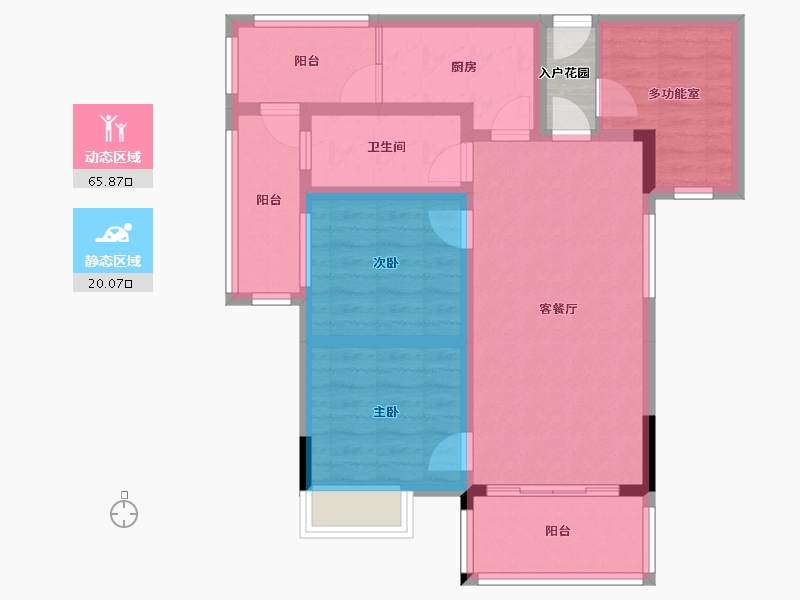 江西省-赣州市-台湾城-77.00-户型库-动静分区