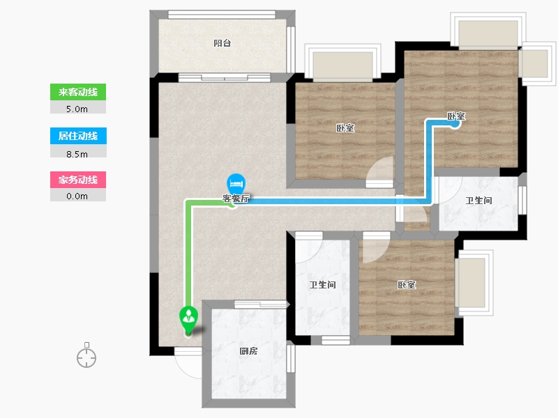 贵州省-贵阳市-中昂南明山境-77.46-户型库-动静线