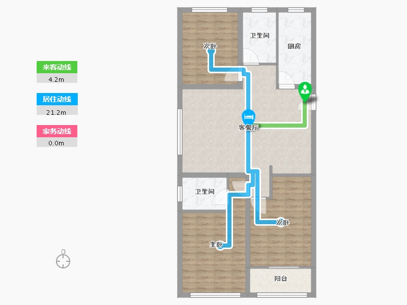 山东省-潍坊市-恒易·紫园-100.00-户型库-动静线