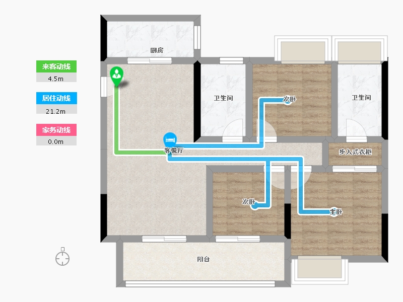 广东省-广州市-港骏轩-81.16-户型库-动静线