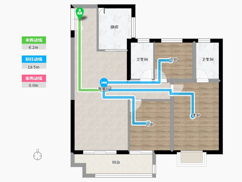 四川省-成都市-海伦堡玖悦府-82.90-户型库-动静线