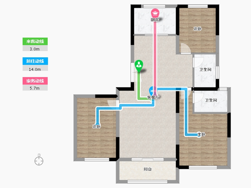 河南省-郑州市-正商宜家源-102.04-户型库-动静线