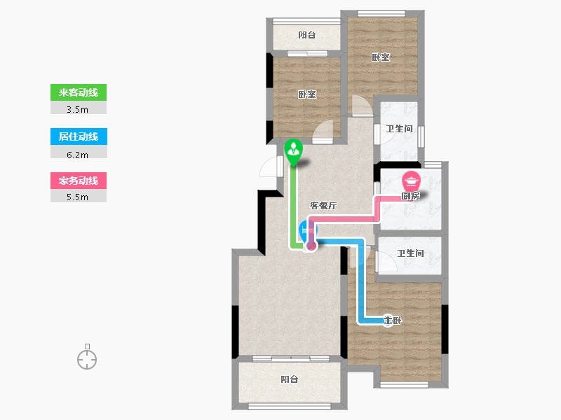 广西壮族自治区-桂林市-大龙湾-84.30-户型库-动静线