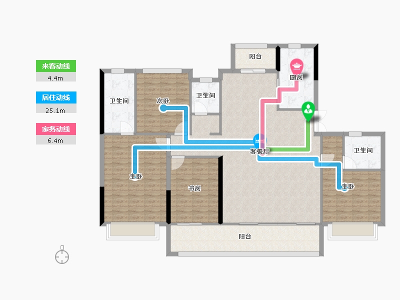 四川省-成都市-南山凌峯-149.79-户型库-动静线