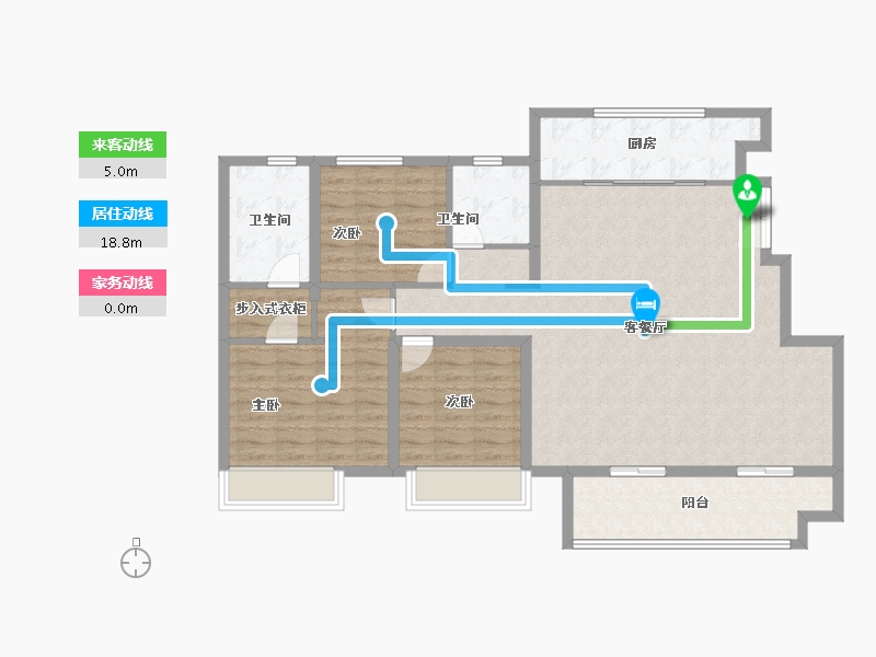 河南省-郑州市-龙湖·景粼玖序-114.40-户型库-动静线