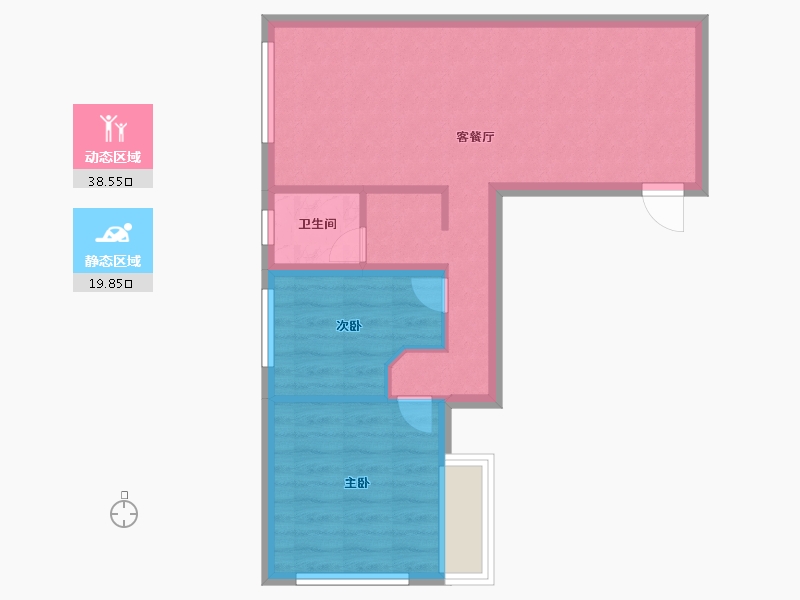 四川省-成都市-山那边水映汀洲-52.00-户型库-动静分区