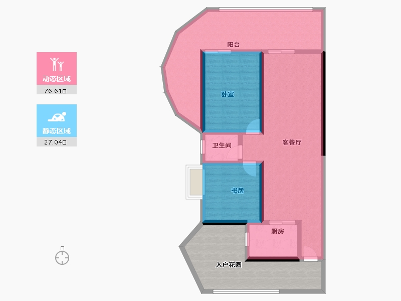 云南省-昆明市-清凤滇池美岸国际社区-110.41-户型库-动静分区