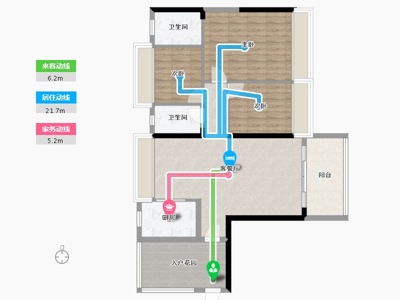 广东省-韶关市-天御华府-93.26-户型库-动静线