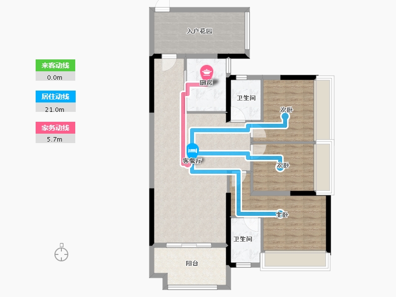 广东省-韶关市-天御华府-100.33-户型库-动静线