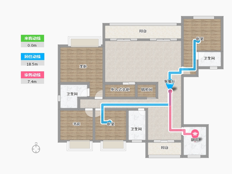 四川省-成都市-人居梧桐屿-150.40-户型库-动静线