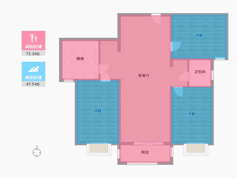 河北省-保定市-圣林华府-110.00-户型库-动静分区