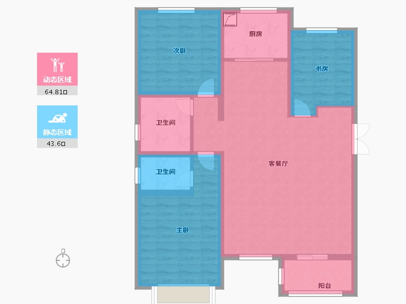 河北省-衡水市-世纪名郡-97.00-户型库-动静分区