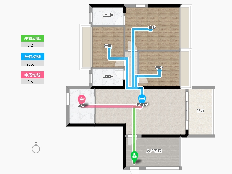 广东省-韶关市-天御华府-101.62-户型库-动静线