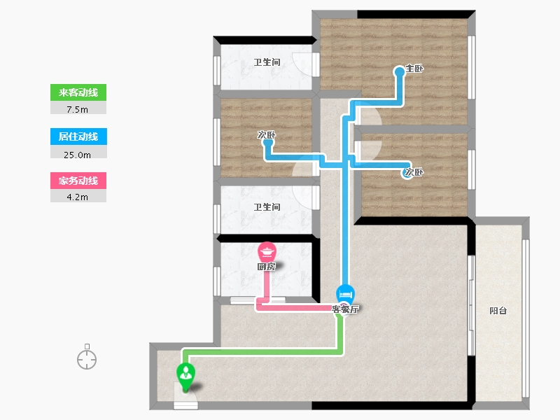 江西省-南昌市-洪大合悦滨江-103.28-户型库-动静线