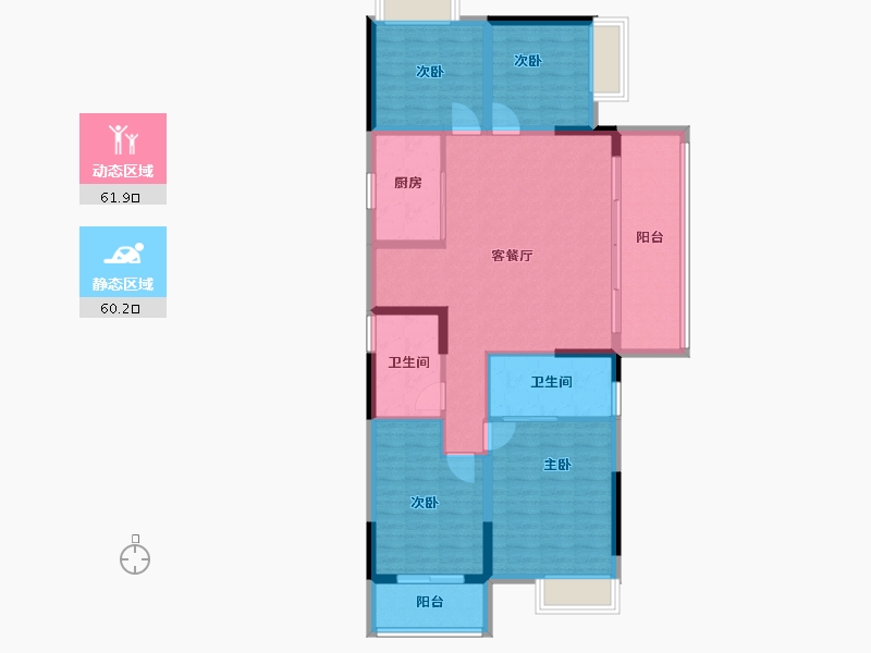 福建省-福州市-滨海金茂智慧科学城-109.95-户型库-动静分区