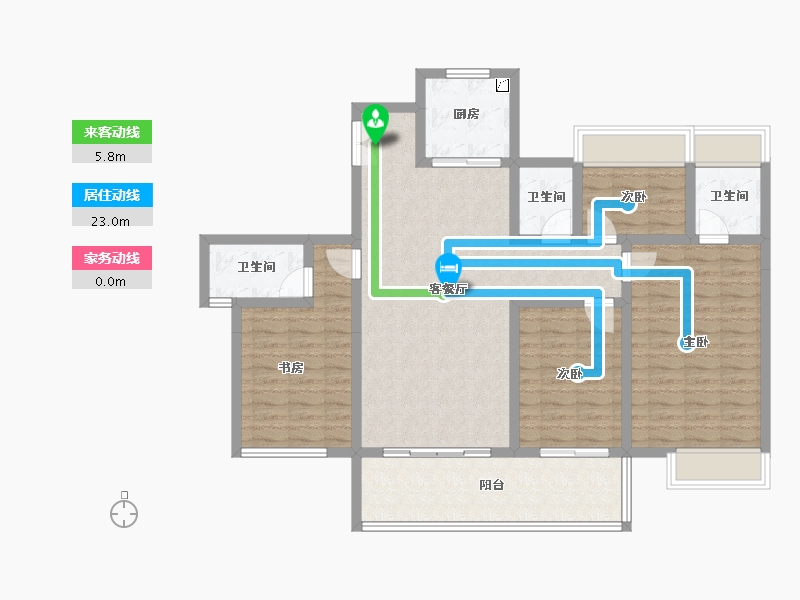 广东省-江门市-华侨城云顶-112.01-户型库-动静线