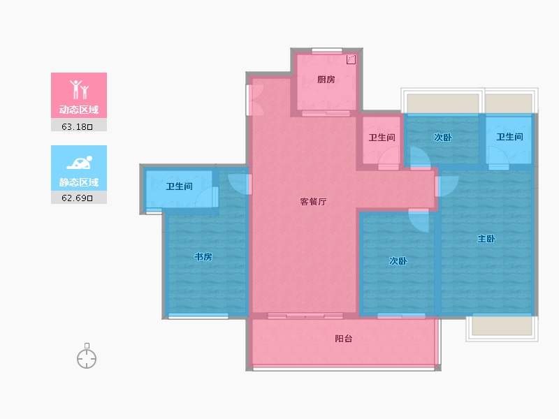 广东省-江门市-华侨城云顶-112.01-户型库-动静分区