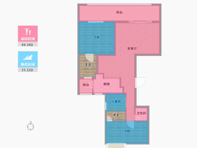 广东省-深圳市-保利青谷-99.21-户型库-动静分区