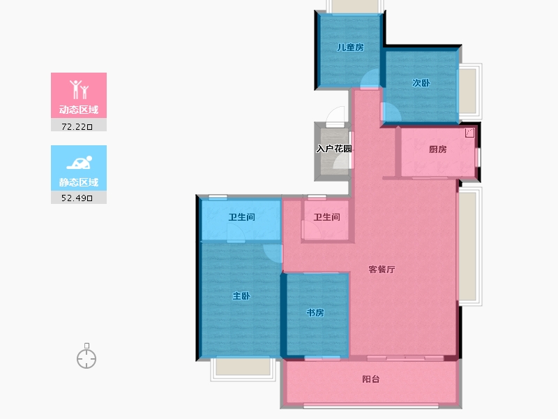 云南省-昆明市-安宁万达中央公园-114.40-户型库-动静分区