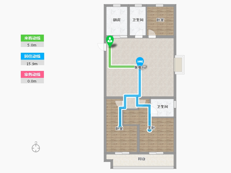 山东省-潍坊市-和園-109.45-户型库-动静线