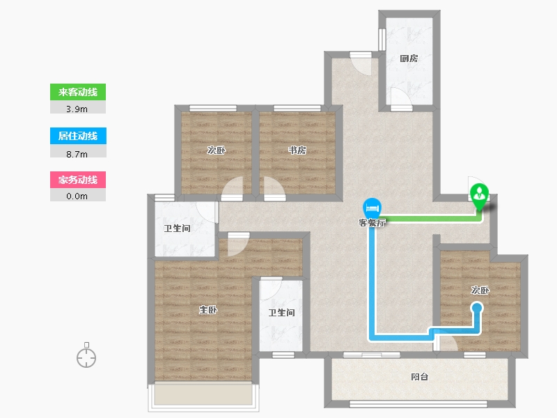 河南省-郑州市-融信江湾城-112.00-户型库-动静线