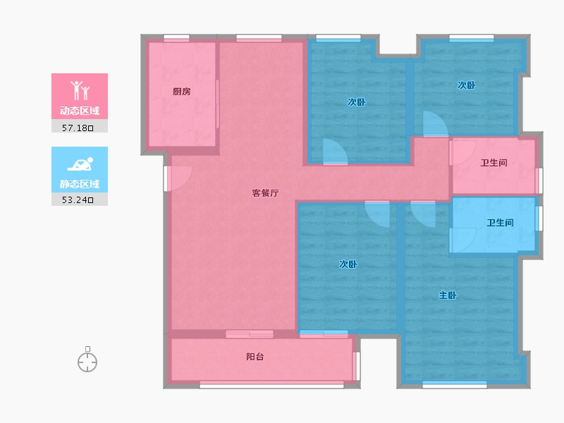 福建省-莆田市-天辉悦府-99.00-户型库-动静分区