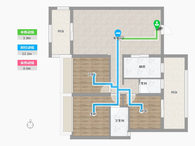 四川省-成都市-明城购物中心-89.65-户型库-动静线