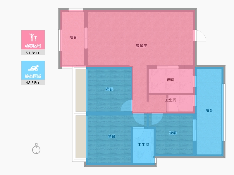 四川省-成都市-明城购物中心-89.65-户型库-动静分区