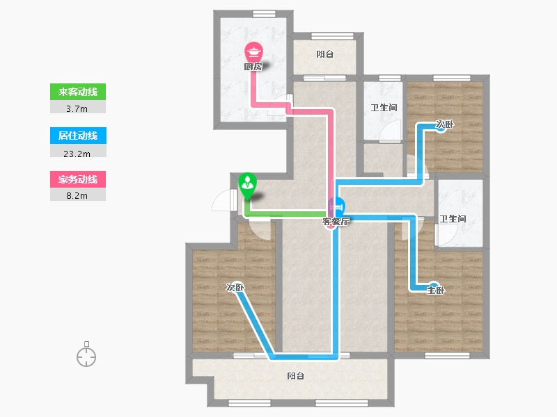 山东省-德州市-糖城印象-101.27-户型库-动静线