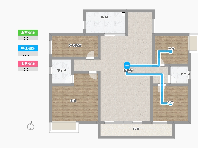 广东省-江门市-保利西海岸半岛-114.40-户型库-动静线