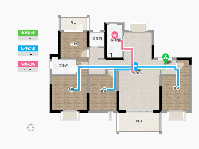 江苏省-镇江市-远洋香奈城三区-112.01-户型库-动静线