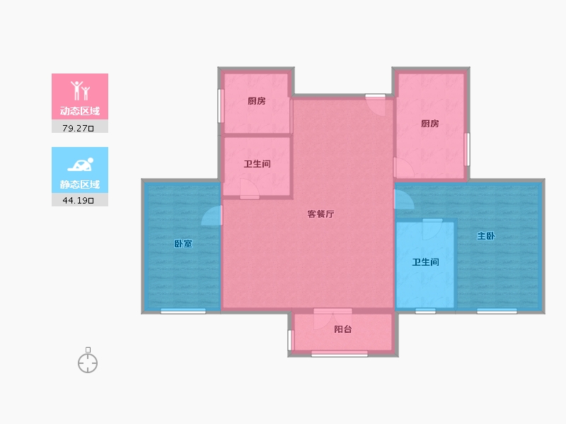 浙江省-嘉兴市-星海小镇-113.20-户型库-动静分区