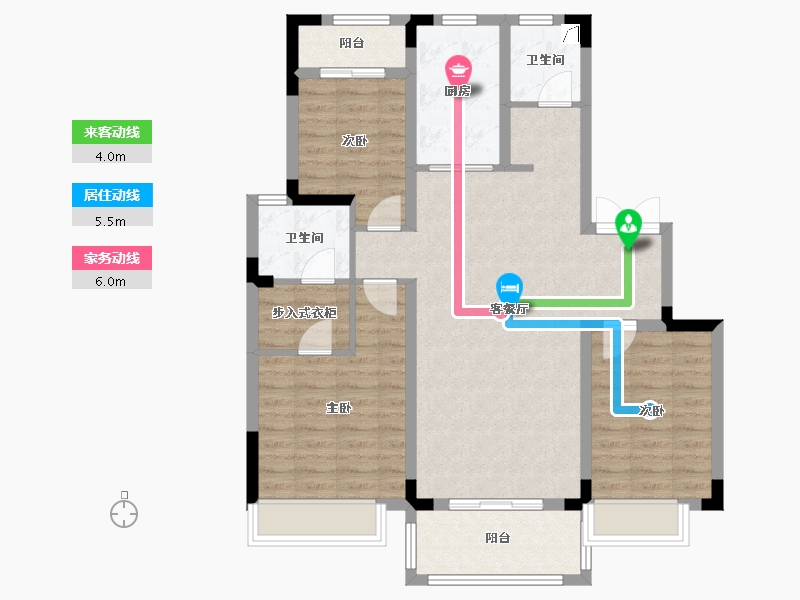 江苏省-南通市-春岚水韵-94.41-户型库-动静线