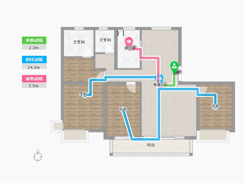 河北省-邢台市-天一府-140.00-户型库-动静线