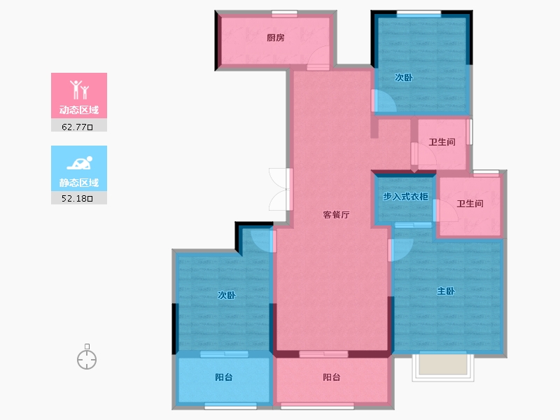 安徽省-池州市-安东盛禧嘉园-101.51-户型库-动静分区