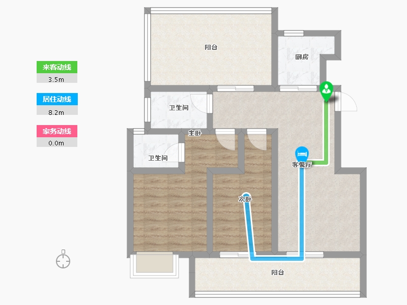 河南省-郑州市-泰·颐府-80.43-户型库-动静线