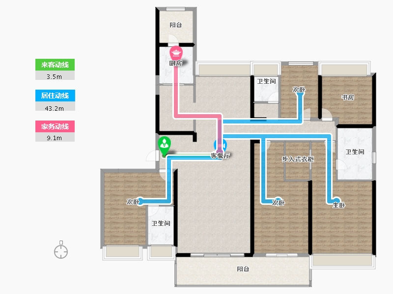 江苏省-连云港市-灌南碧桂园-225.25-户型库-动静线